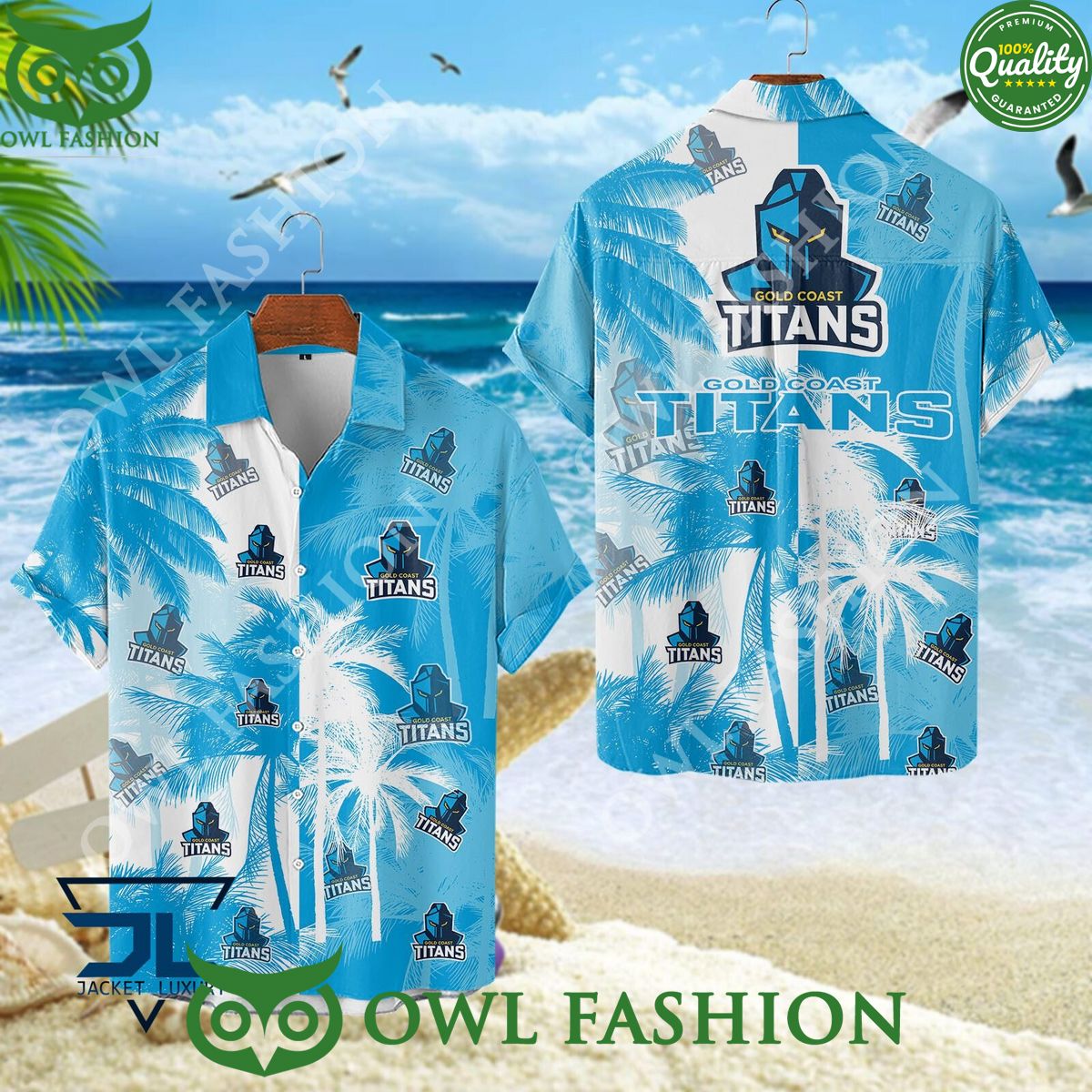 Gold Coast Titans NRL Australasia Football Rugby - Adult & Kids T-Shirts, Sweatshirts & Hoodies apparel design preview 1