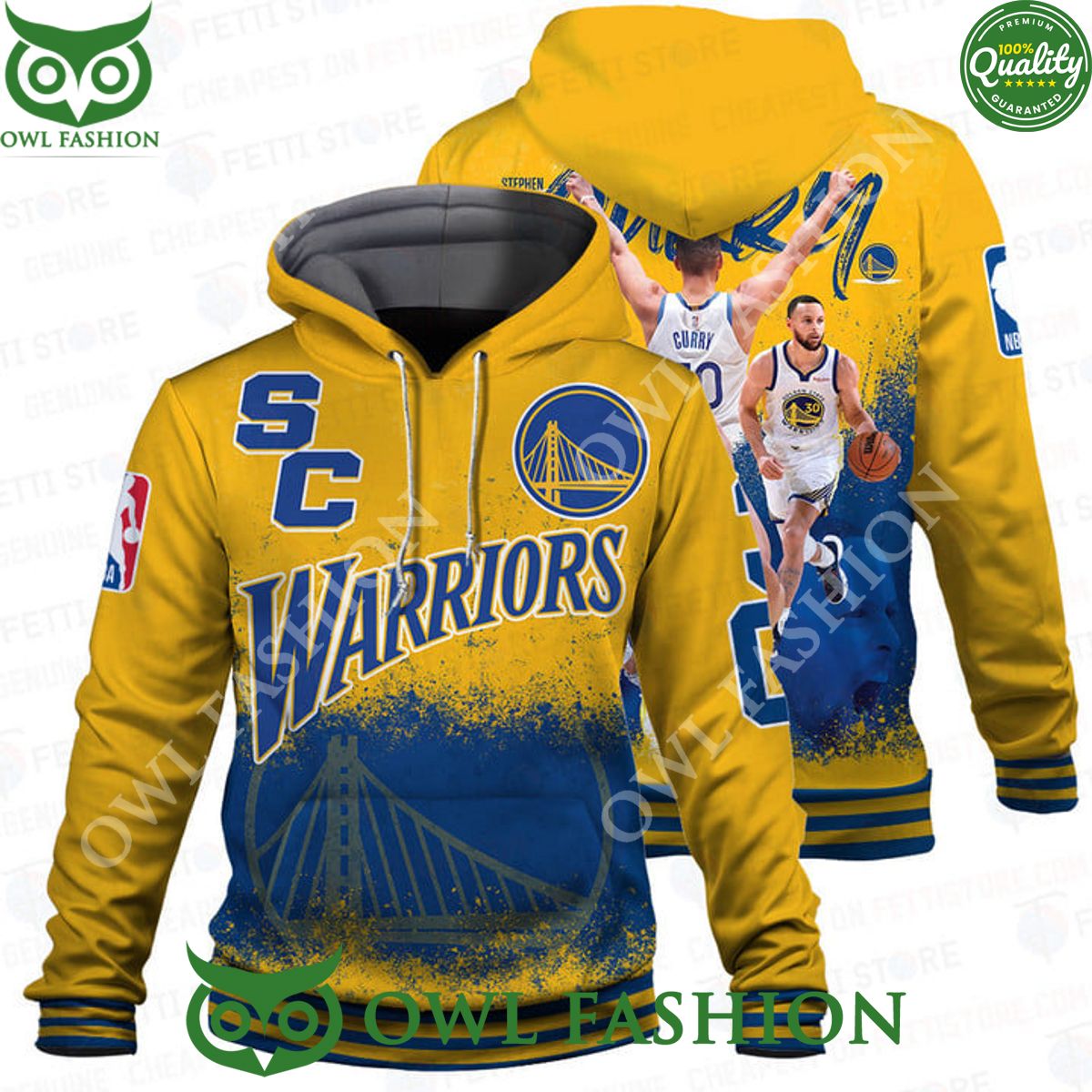Golden State Warriors NBA Stephen Curry Winner - Adult & Kids T-Shirts, Sweatshirts & Hoodies apparel design preview 1