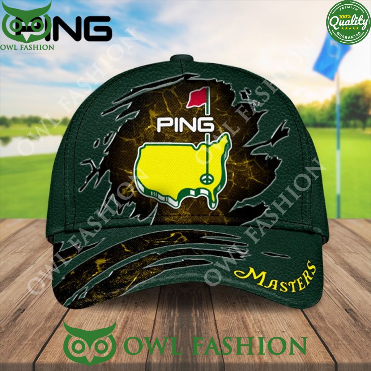 Golf Masters Tournament x PING Printed Green Classic - Adult & Kids T-Shirts, Sweatshirts & Hoodies apparel design preview 1