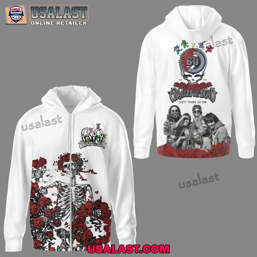 Grateful Dead Sixty Years So Far 3D - Adult & Kids T-Shirts, Sweatshirts & Hoodies apparel design preview 1