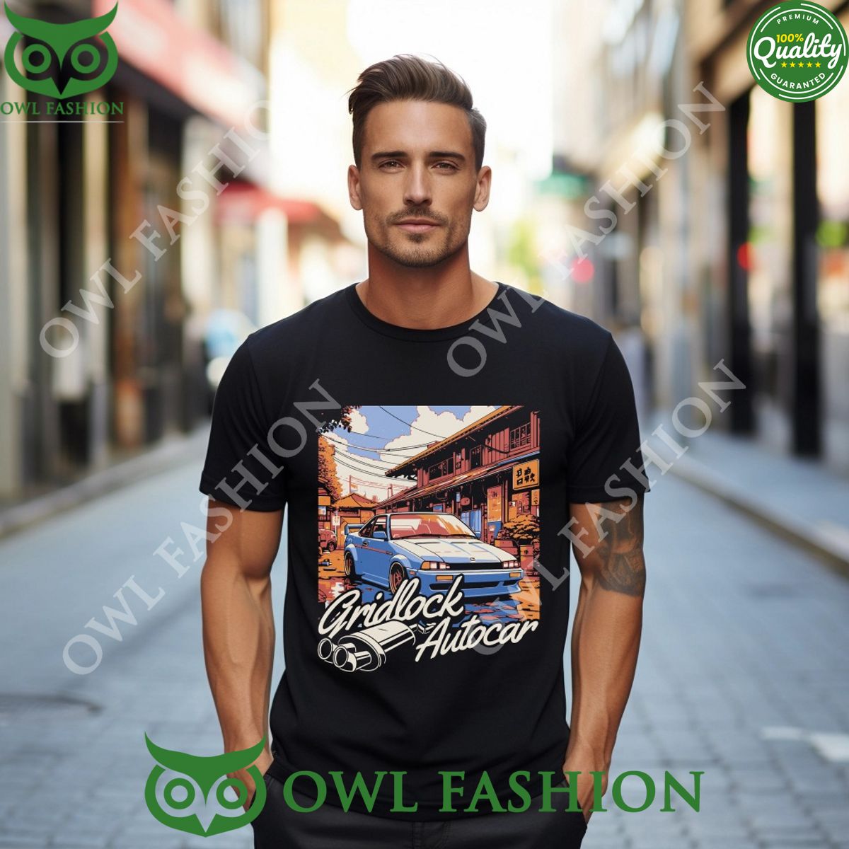 Gridlock Autocar Sport 2d - Adult & Kids T-Shirts, Sweatshirts & Hoodies apparel design preview 1
