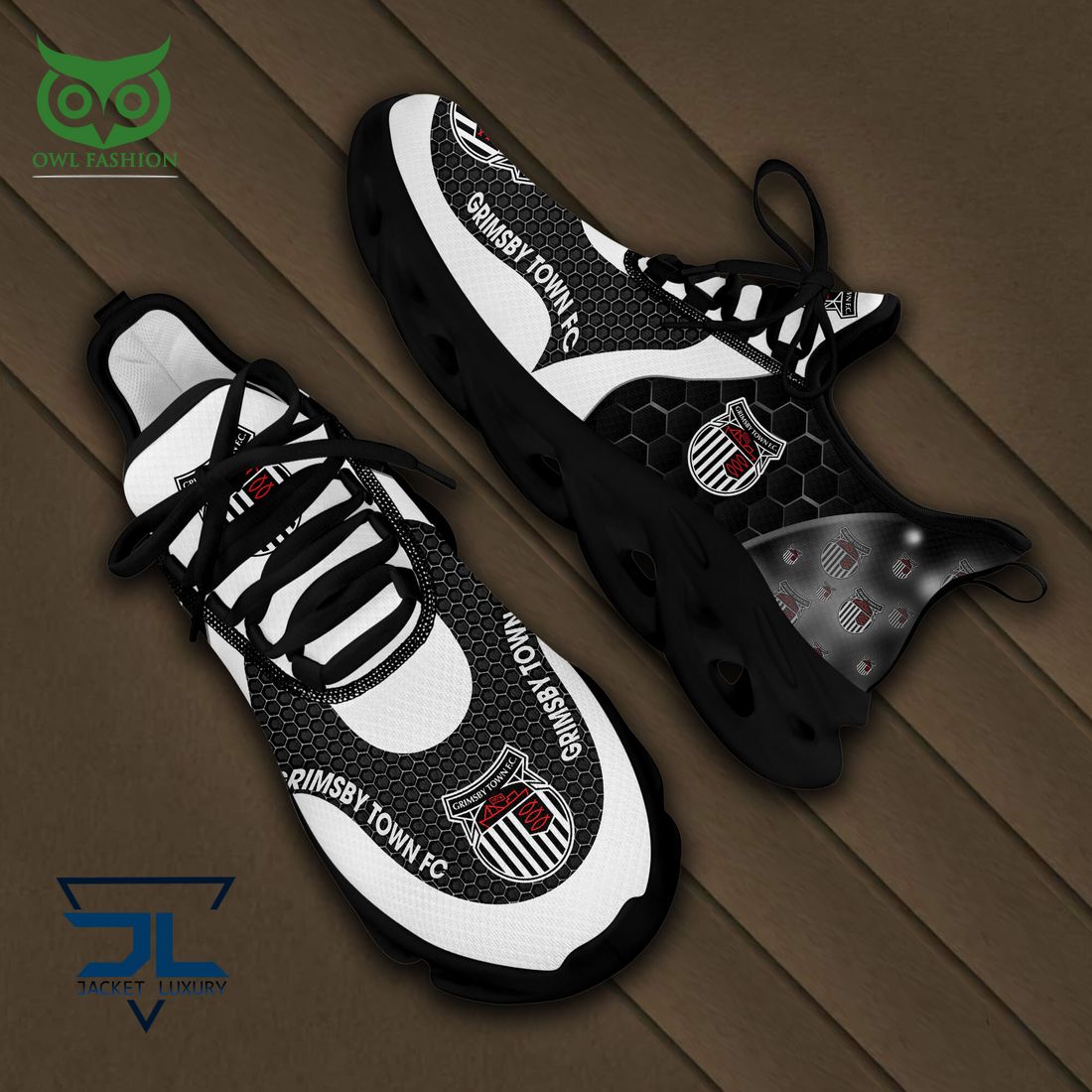 Grimsby Town EFL Team Max Soul Sneakers - Adult & Kids T-Shirts, Sweatshirts & Hoodies apparel design preview 1