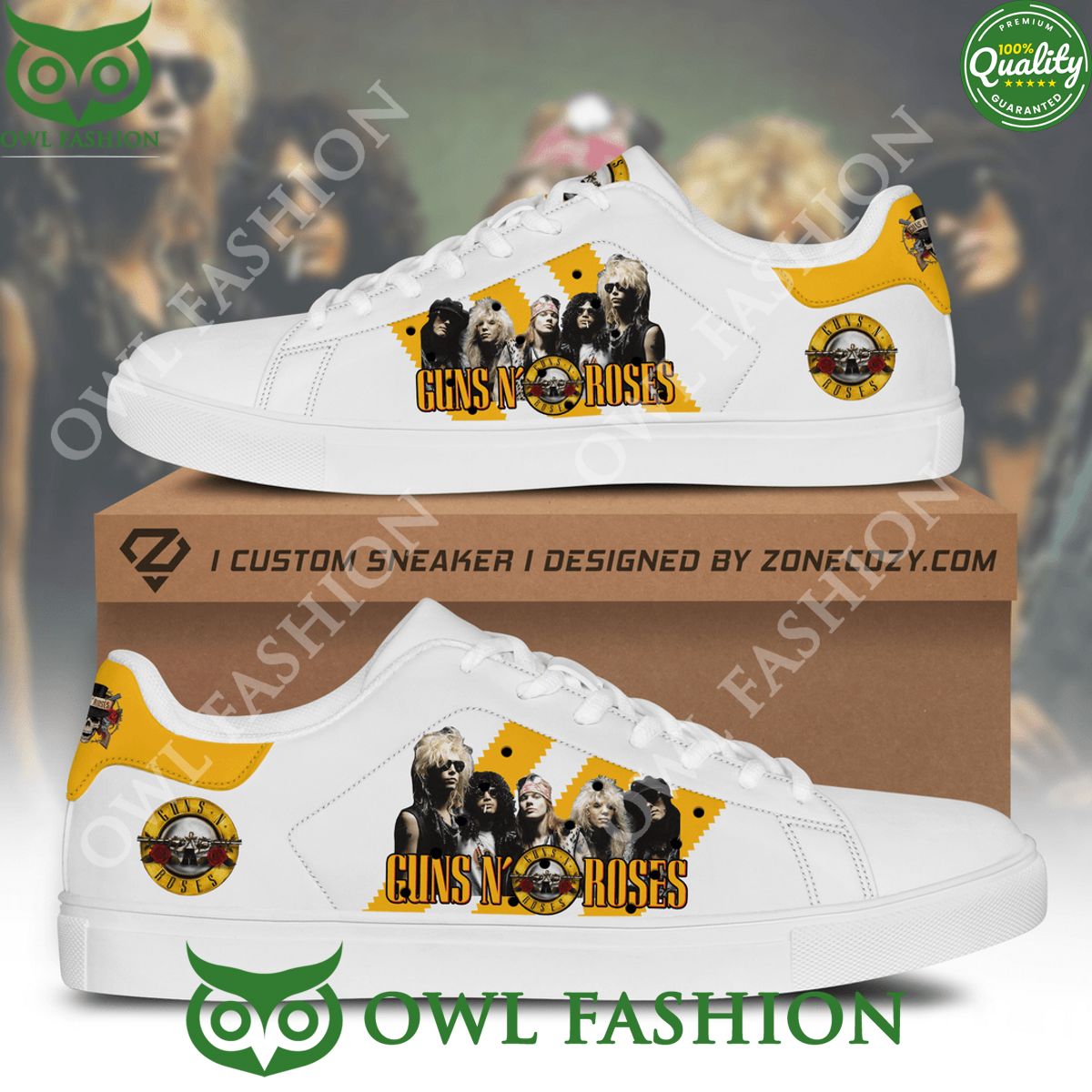 Guns and Roses Rock Band stan smith shoes - Adult & Kids T-Shirts, Sweatshirts & Hoodies apparel design preview 1