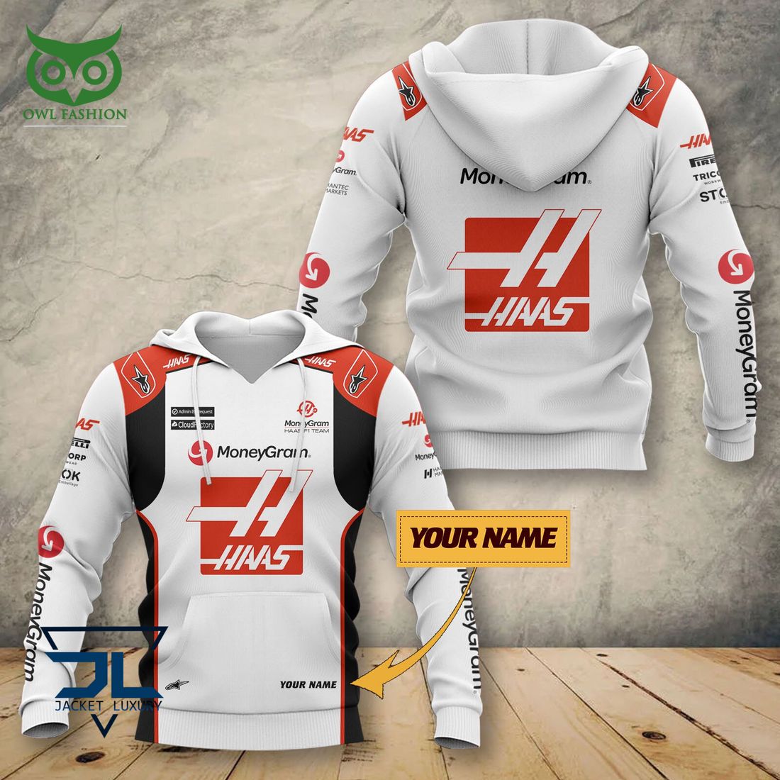 Haas F1 Team 3D Printed - Adult & Kids T-Shirts, Sweatshirts & Hoodies apparel design preview 1