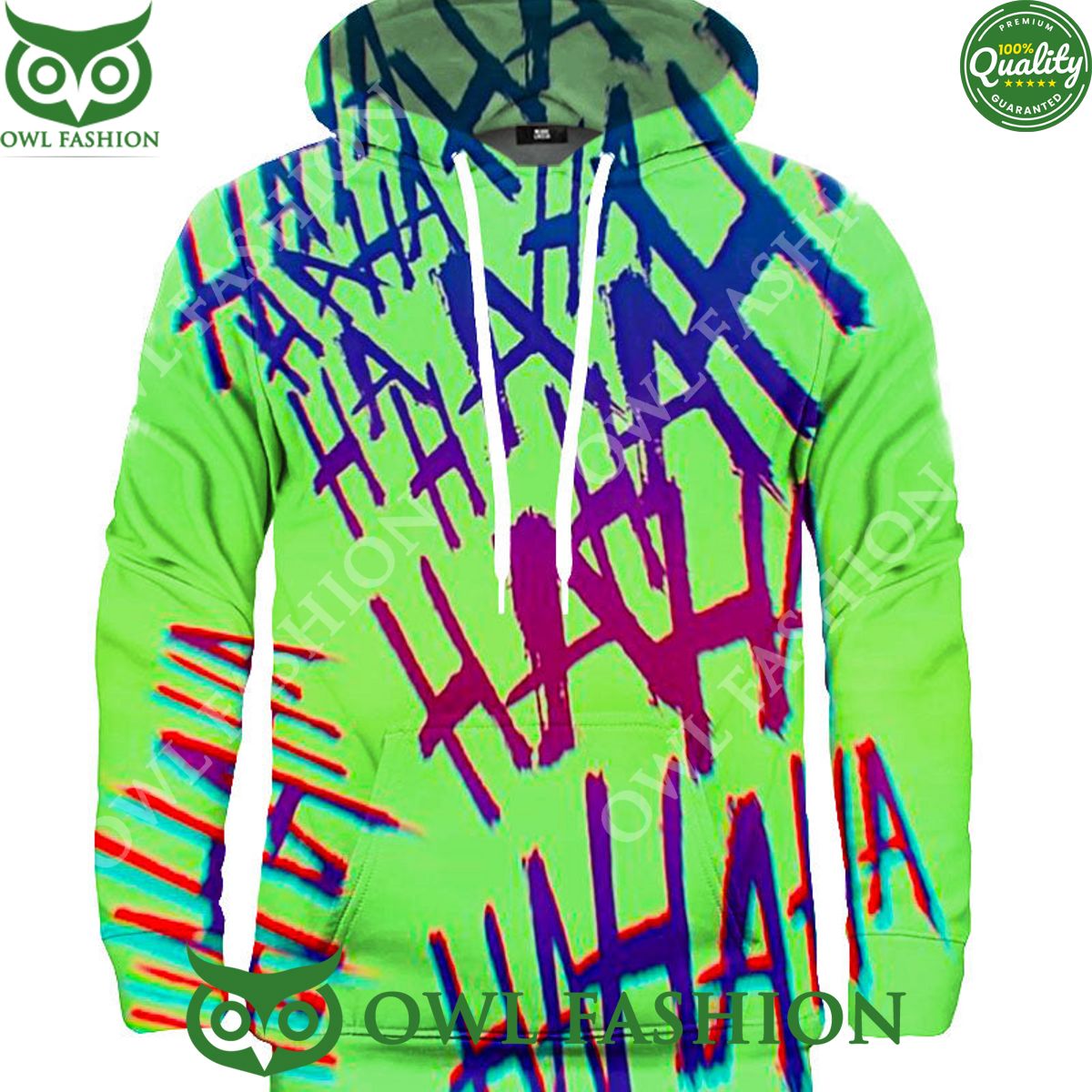 Haha Joker AOP - Adult & Kids T-Shirts, Sweatshirts & Hoodies apparel design preview 1