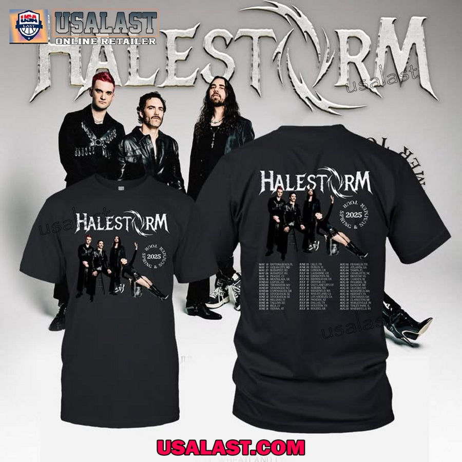 Halestorm 2025 Spring Summer Tour Classic - Adult & Kids T-Shirts, Sweatshirts & Hoodies apparel design preview 1