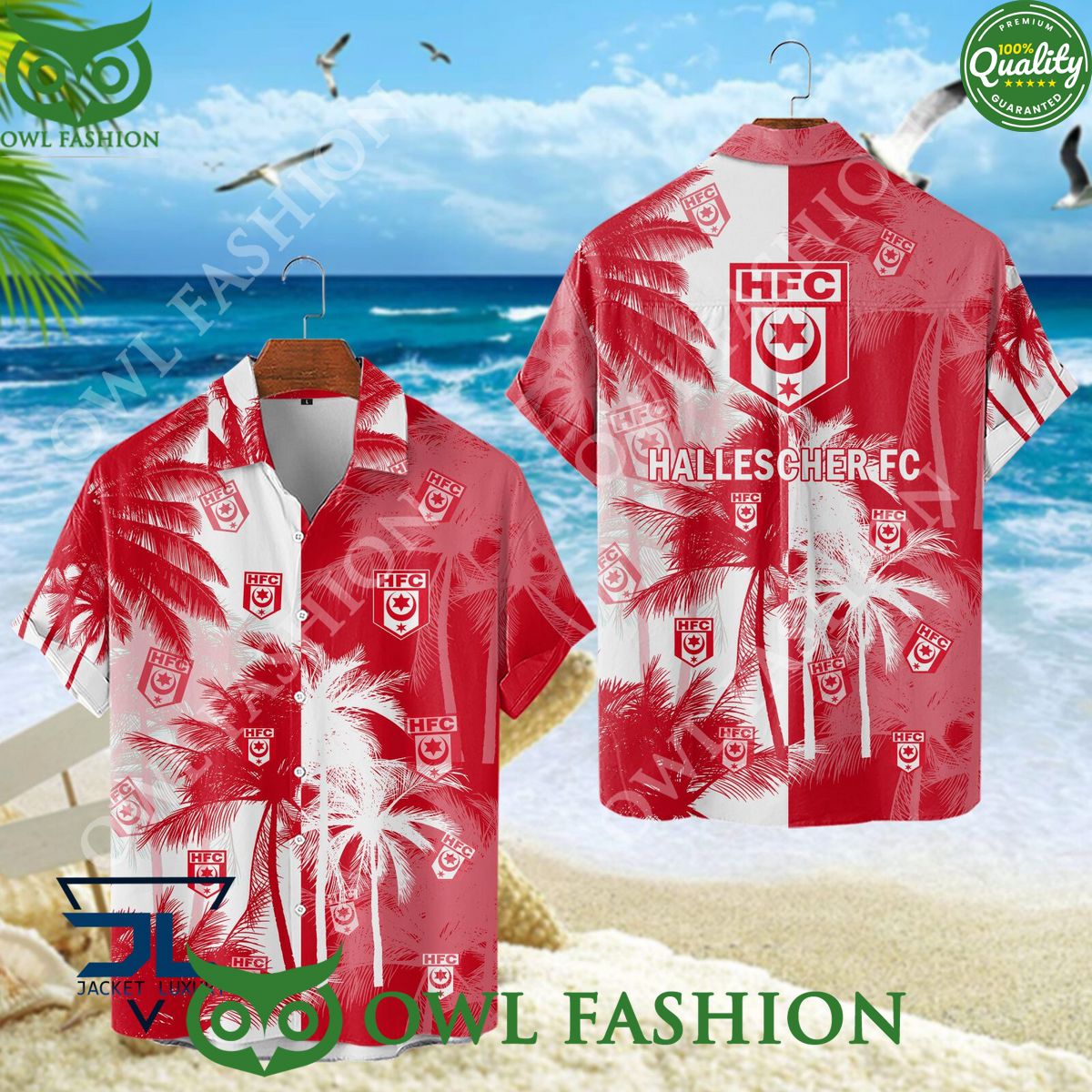 Hallescher FC Tropical Coconut Bundesliga Limited - Adult & Kids T-Shirts, Sweatshirts & Hoodies apparel design preview 1