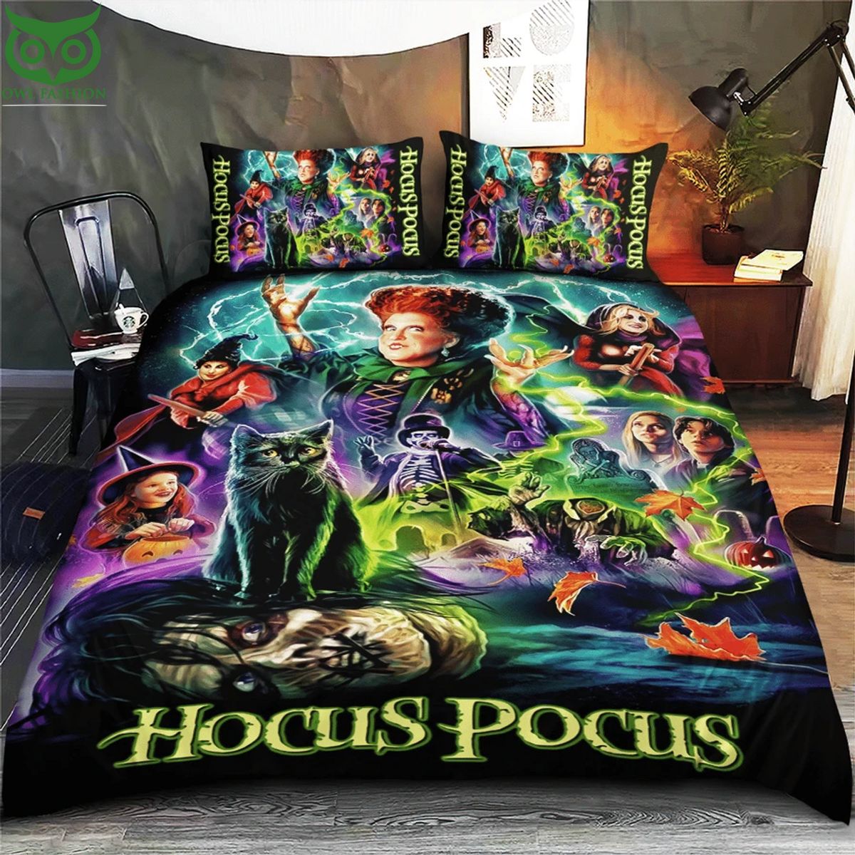 Halloween Resger Hocus Pocus Bedding Set - Adult & Kids T-Shirts, Sweatshirts & Hoodies apparel design preview 1