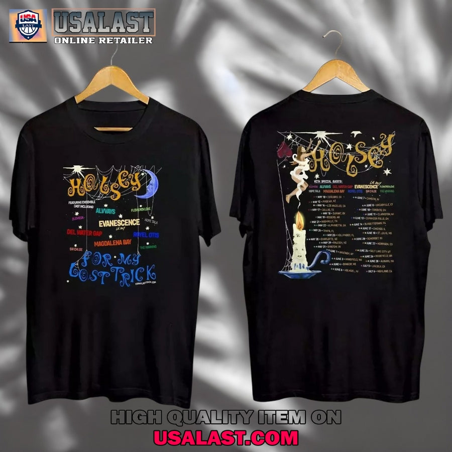 Halsey For My Last Trick The Tour Dates 2025 - Adult & Kids T-Shirts, Sweatshirts & Hoodies apparel design preview 1