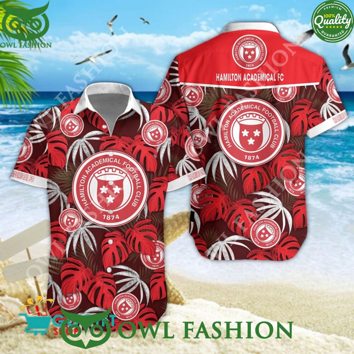 Hamilton Academical F.C. SPFL Football Champion - Adult & Kids T-Shirts, Sweatshirts & Hoodies apparel design preview 1