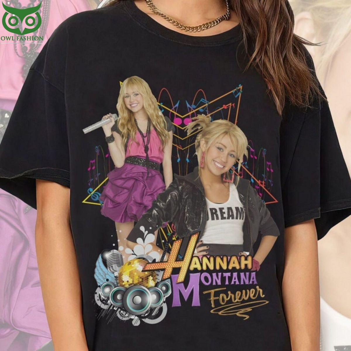 Hannah montana retro 90s style - Adult & Kids T-Shirts, Sweatshirts & Hoodies apparel design preview 1