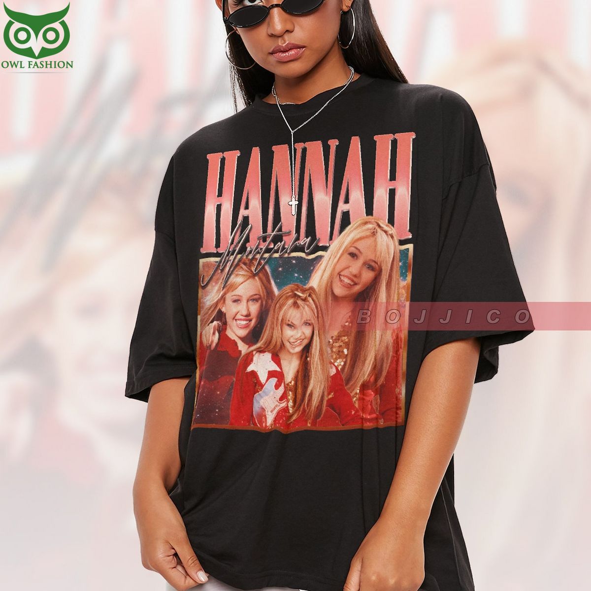 HANNAH MONTANA Vintage 90s Beautiful girl - Adult & Kids T-Shirts, Sweatshirts & Hoodies apparel design preview 1