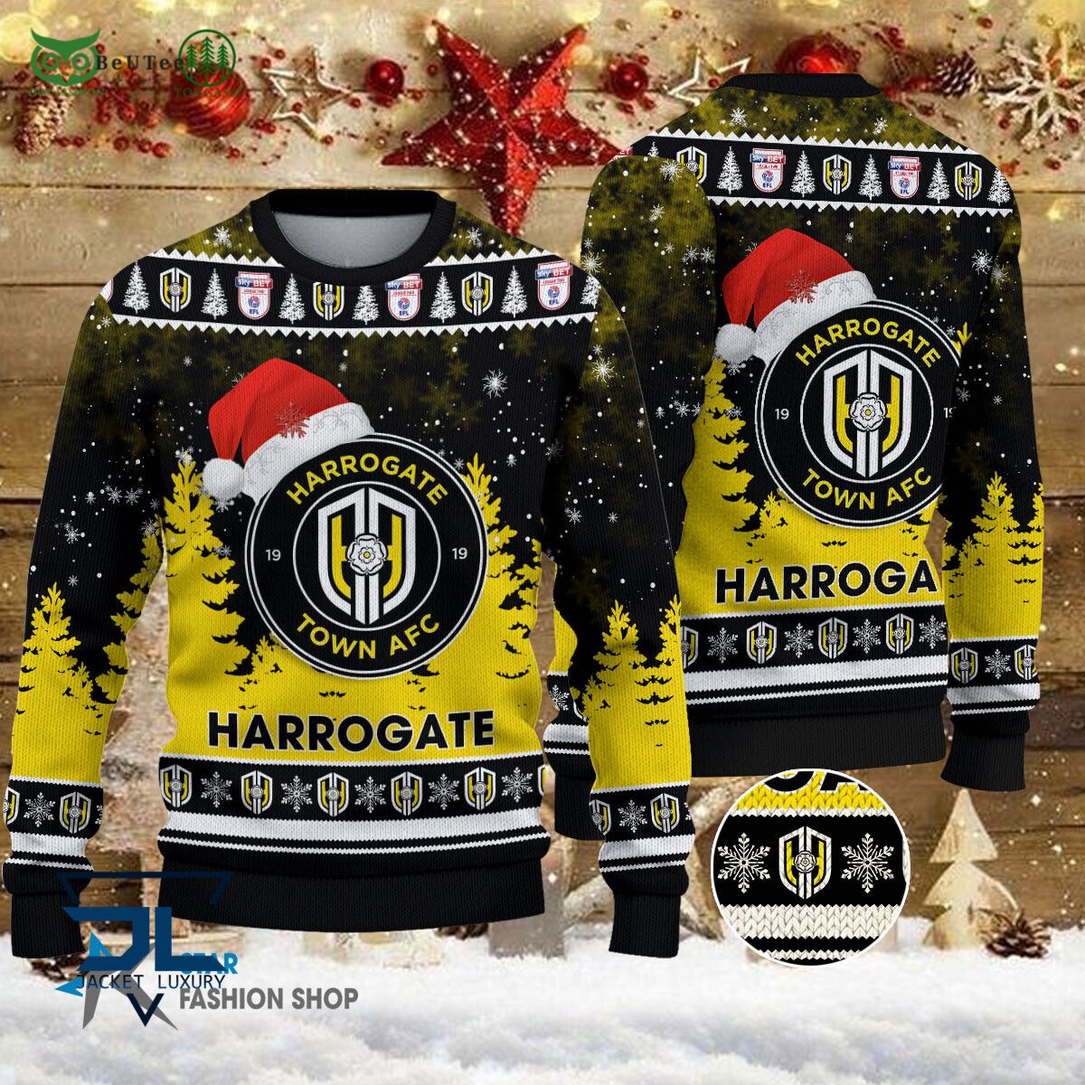 Harrogate Town AFC EFL English Football League - Adult & Kids T-Shirts, Sweatshirts & Hoodies apparel design preview 1
