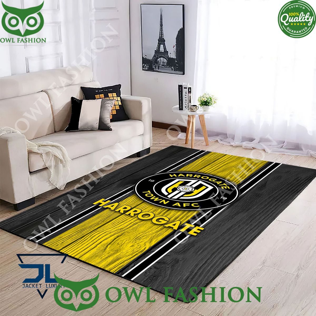 Harrogate Town AFC EFL Football Living room Rug - Adult & Kids T-Shirts, Sweatshirts & Hoodies apparel design preview 1