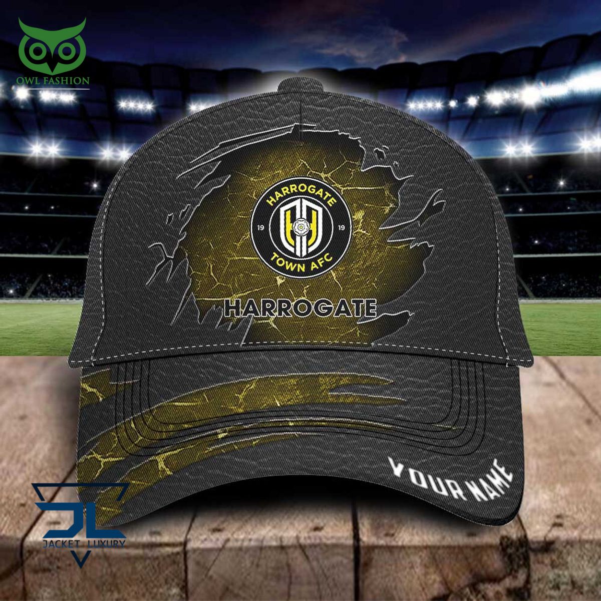 Harrogate Town AFC EFL Personalized Leather Classic - Adult & Kids T-Shirts, Sweatshirts & Hoodies apparel design preview 1