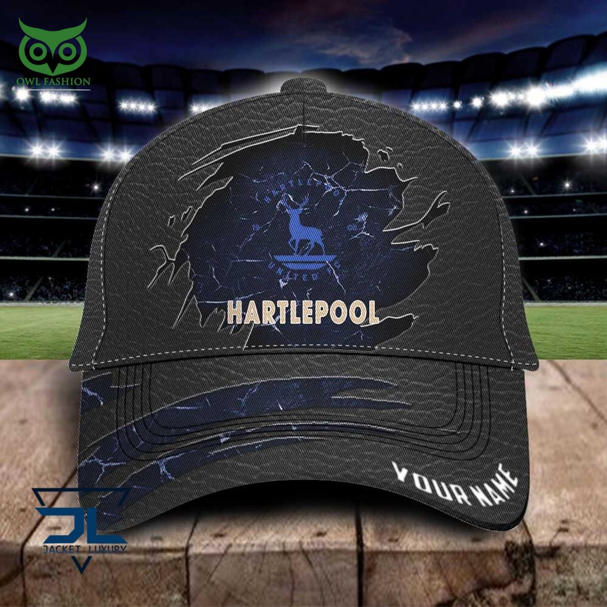 Hartlepool United EFL Personalized Leather Classic - Adult & Kids T-Shirts, Sweatshirts & Hoodies apparel design preview 1