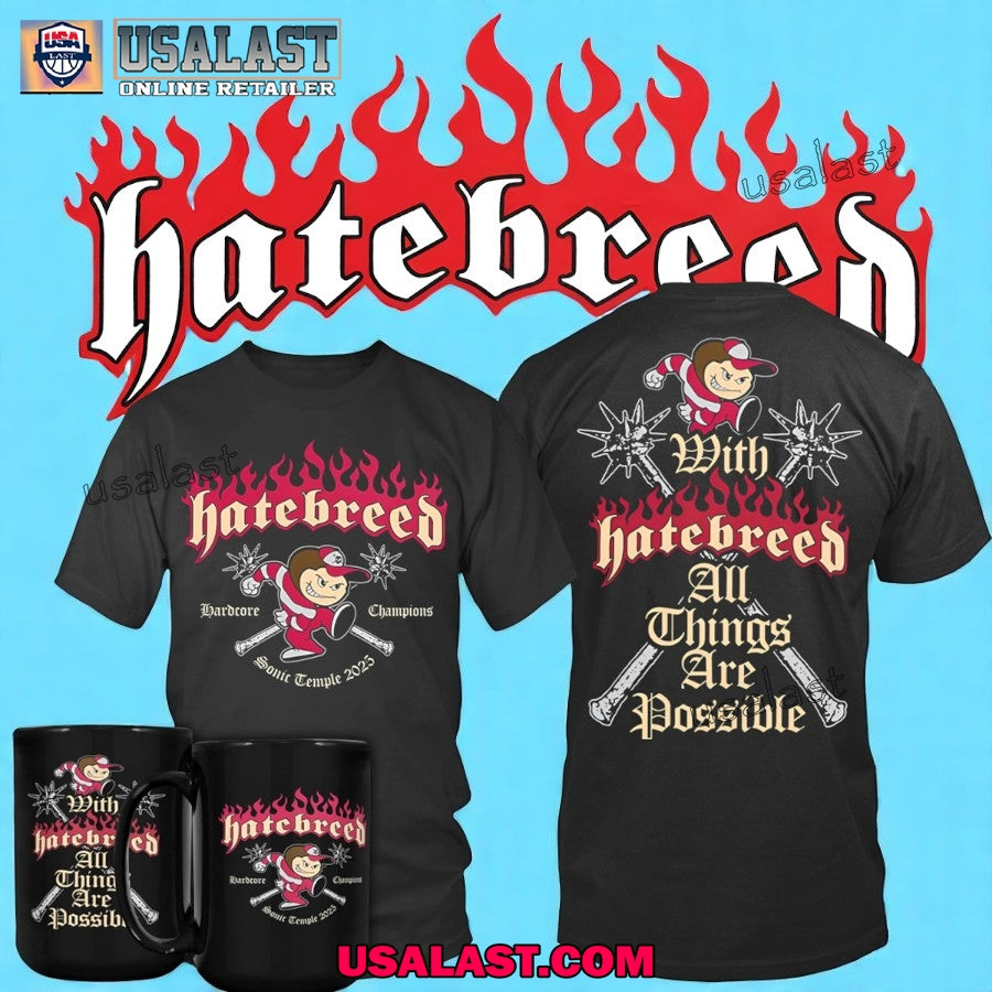 Hatebreed Band All Things Are Possible - Adult & Kids T-Shirts, Sweatshirts & Hoodies apparel design preview 1