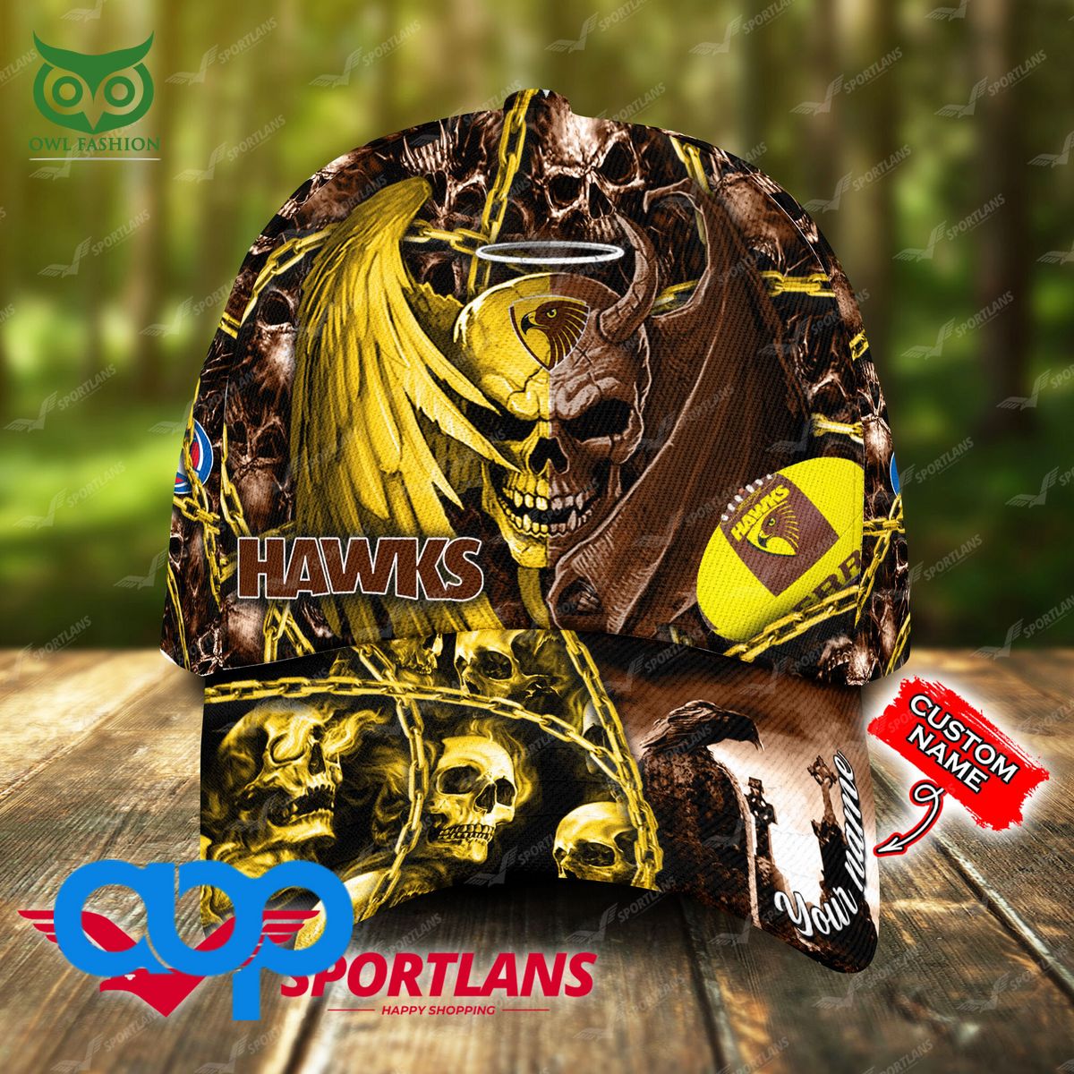 Hawthorn Hawks Football Club AFL Personalized 3D - Adult & Kids T-Shirts, Sweatshirts & Hoodies apparel design preview 1