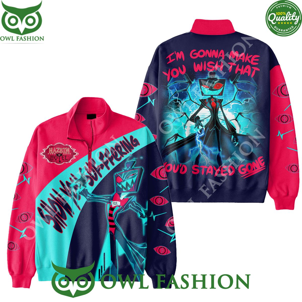 Hazbin Hotel Angel Dust No Babe Jokes Are Funny - Adult & Kids T-Shirts, Sweatshirts & Hoodies apparel design preview 1