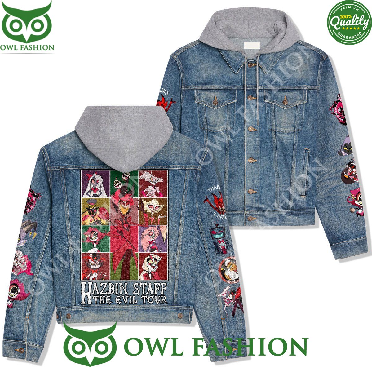 Hazbin Hotel Drama Characters Music Band 2D Denim - Adult & Kids T-Shirts, Sweatshirts & Hoodies apparel design preview 1
