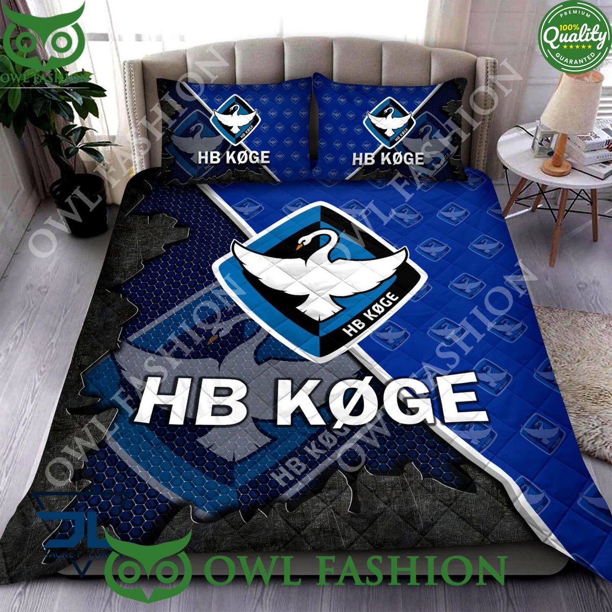 HB Koge Superliga Quilt Broken Bedding Set - Adult & Kids T-Shirts, Sweatshirts & Hoodies apparel design preview 1