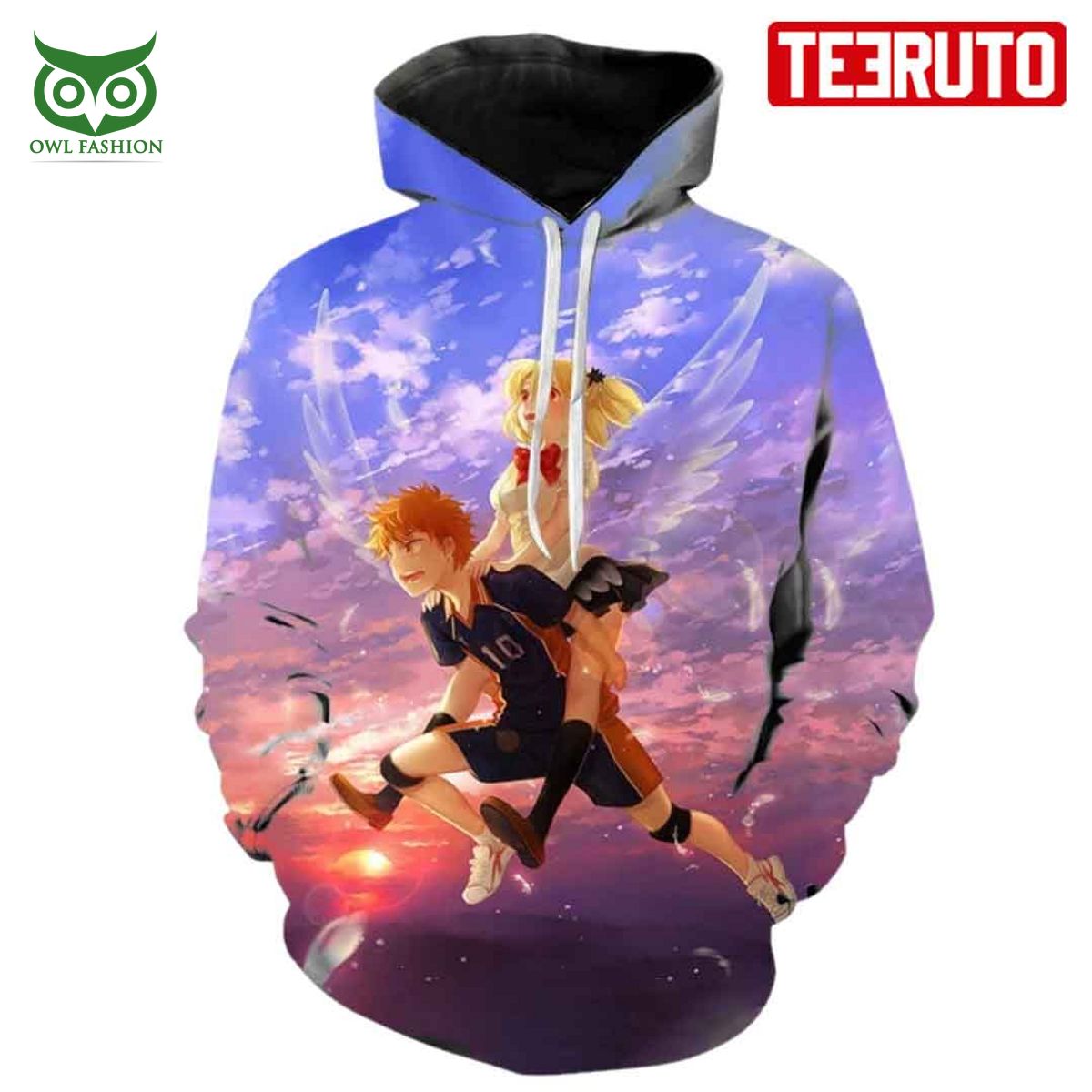 Hinata Shoyo Haikyuu Merch Haikyu Anime Graphic Hd 3d - Adult & Kids T-Shirts, Sweatshirts & Hoodies apparel design preview 1
