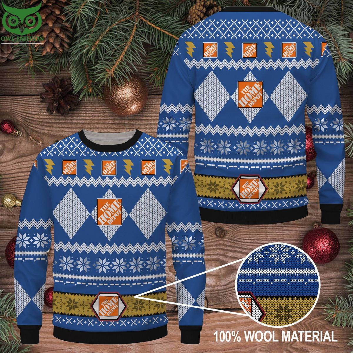 Home depot christmas premium Ugly Sweater - Adult & Kids T-Shirts, Sweatshirts & Hoodies apparel design preview 1