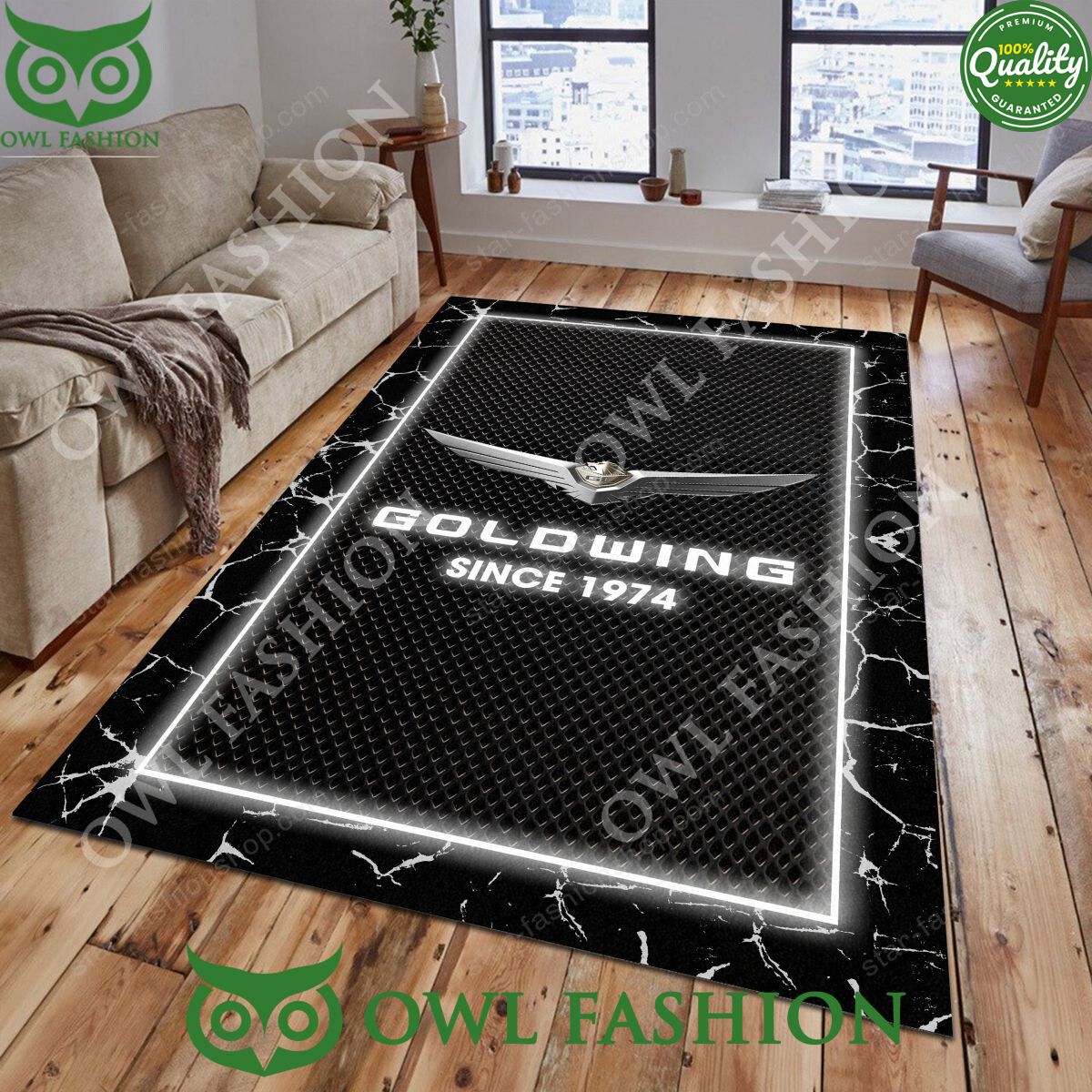 Honda Gold Wing Limited Trending Design Carpet Rug - Adult & Kids T-Shirts, Sweatshirts & Hoodies apparel design preview 1