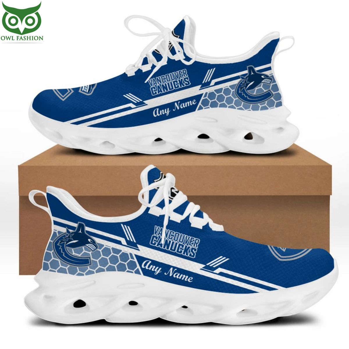 NHL Vancouver Canucks Special Max Soul Shoes Design - Adult & Kids T-Shirts, Sweatshirts & Hoodies apparel design preview 1