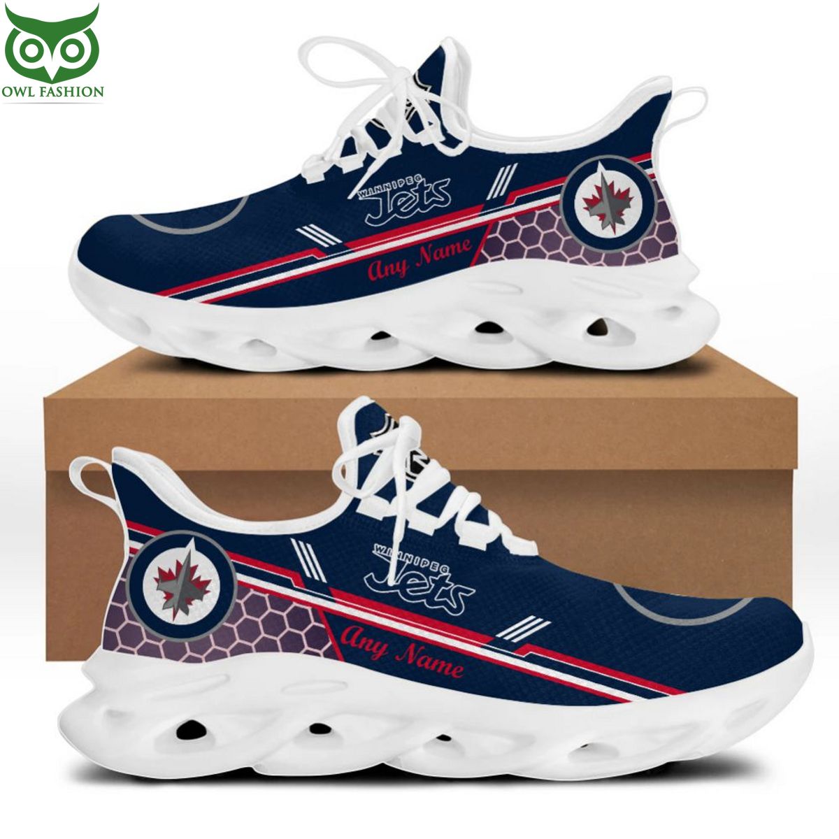 NHL Winnipeg Jets Special Max Soul Shoes Design - Adult & Kids T-Shirts, Sweatshirts & Hoodies apparel design preview 1