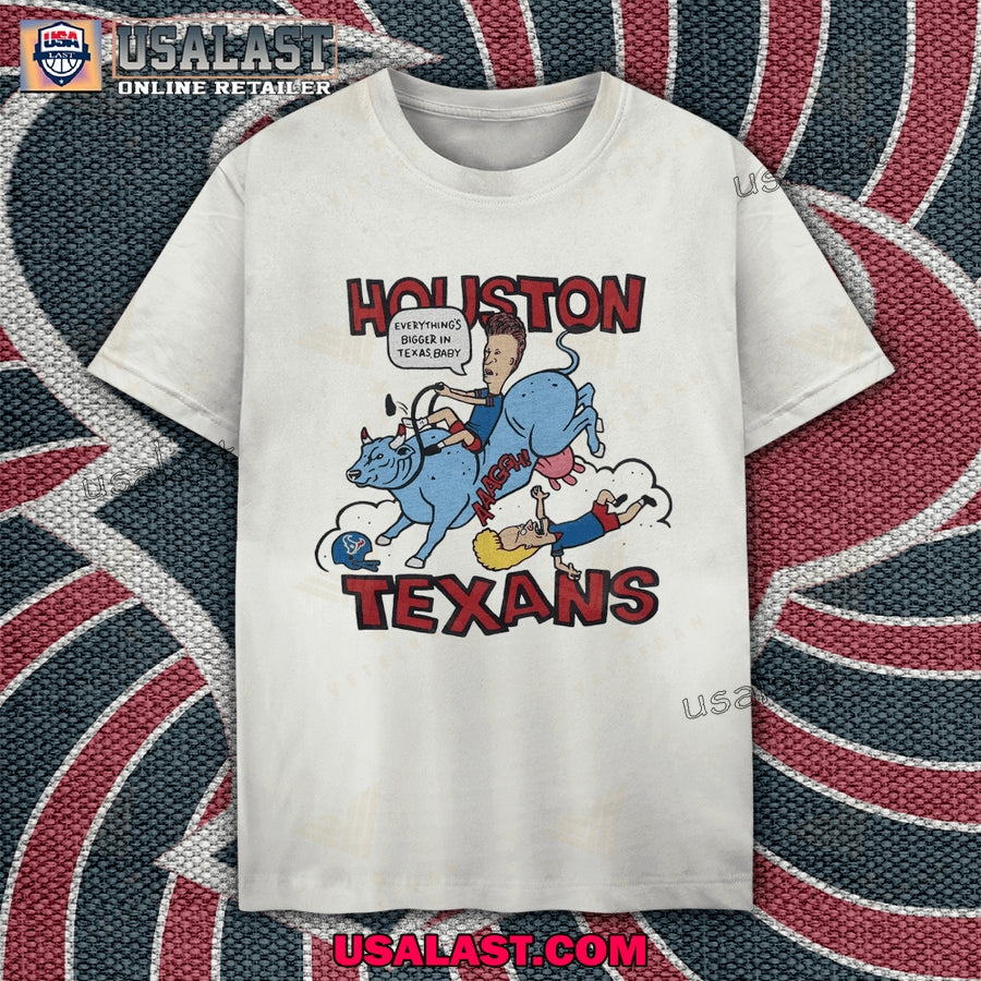 Houston Texans x Beavis and Butthead - Adult & Kids T-Shirts, Sweatshirts & Hoodies apparel design preview 1
