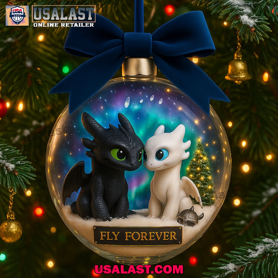 How to Train Your Dragon Christmas Ornament - Adult & Kids T-Shirts, Sweatshirts & Hoodies apparel design preview 1