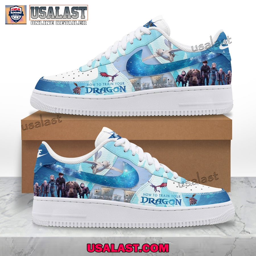 How to Train Your Dragon Custom Air Force 1s Shoes - Adult & Kids T-Shirts, Sweatshirts & Hoodies apparel design preview 1