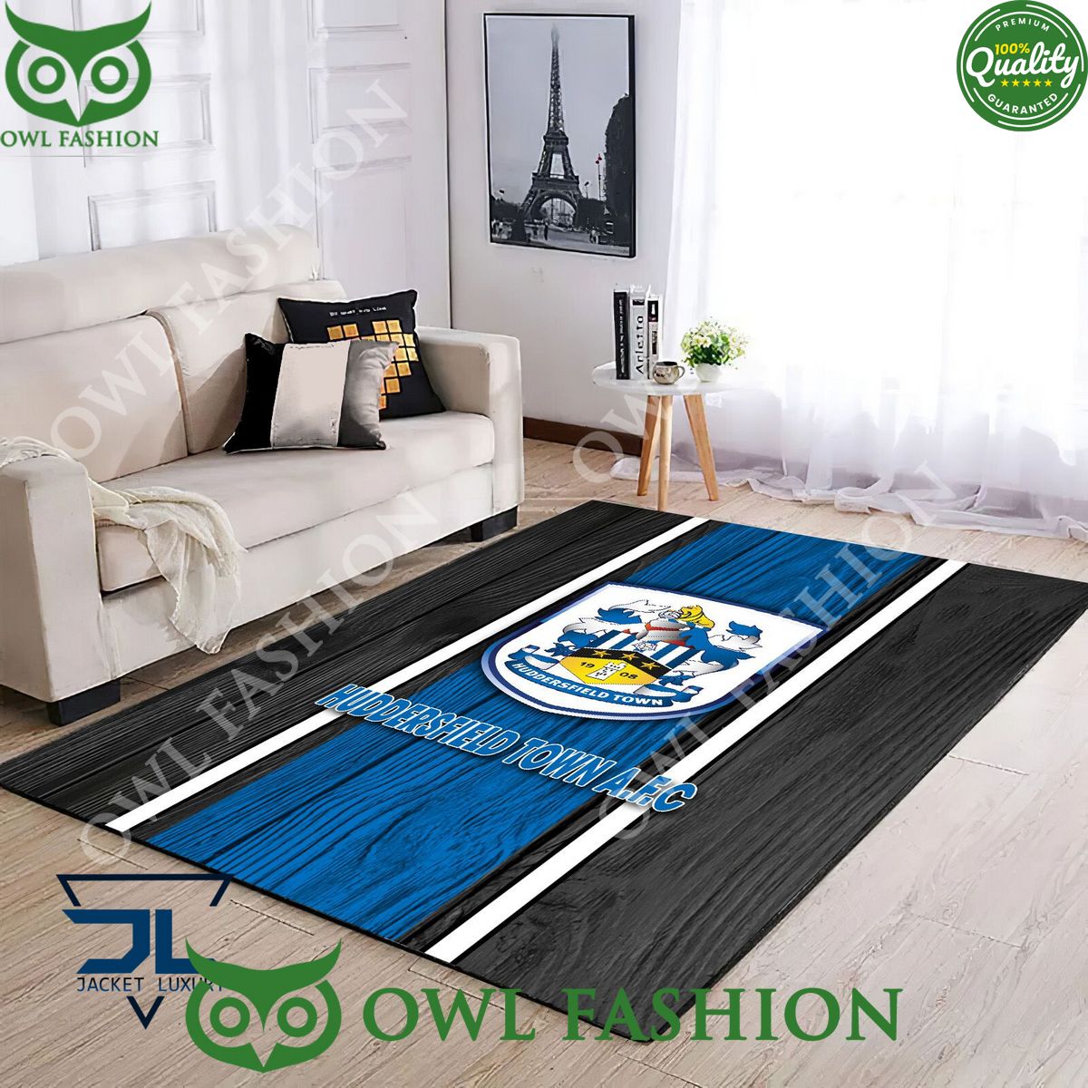 Huddersfield Town A.F.C EFL Football Rug Carpet - Adult & Kids T-Shirts, Sweatshirts & Hoodies apparel design preview 1