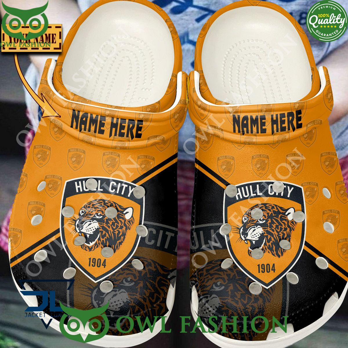 Hull City EFL League One Customized Croc - Adult & Kids T-Shirts, Sweatshirts & Hoodies apparel design preview 1