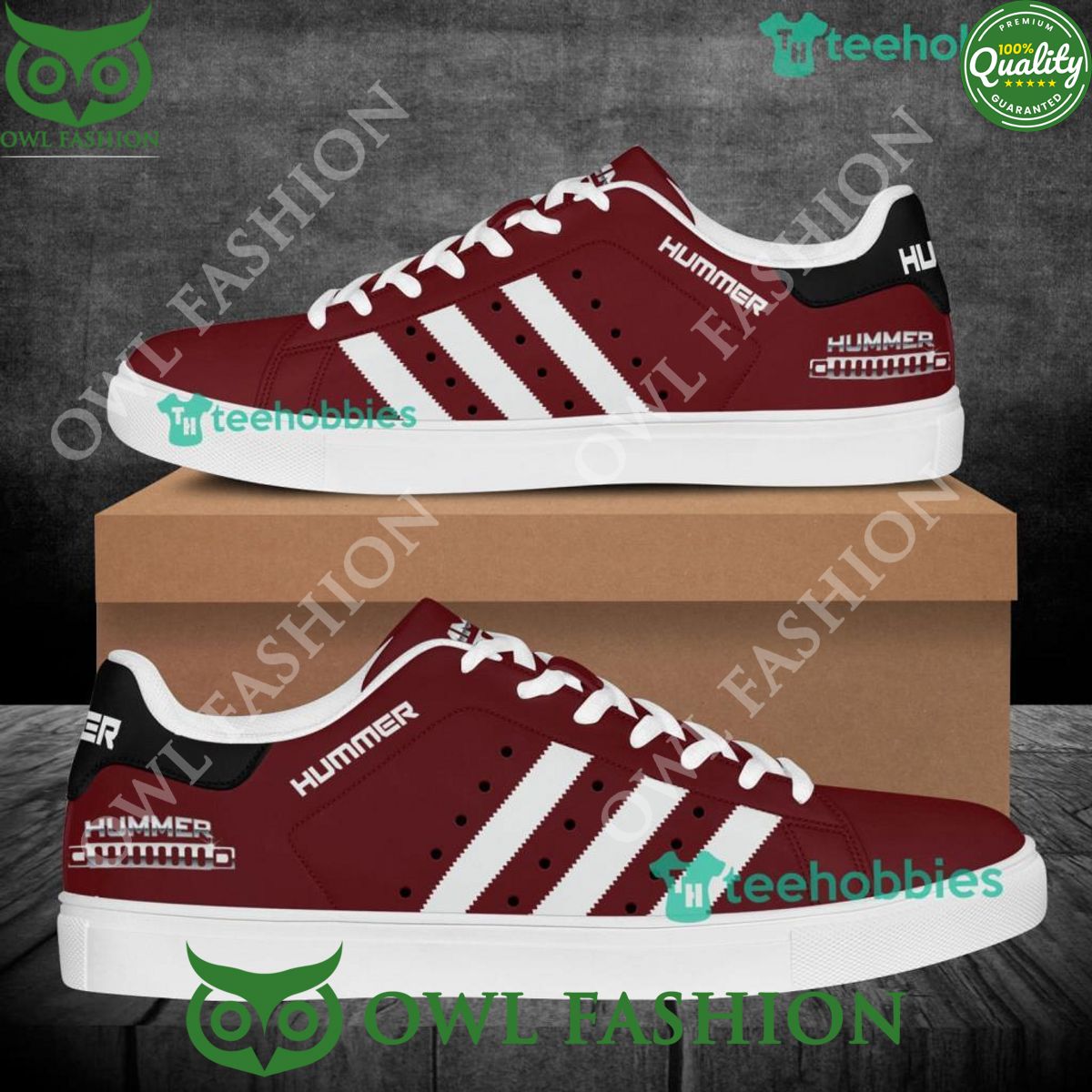 Hummer Minimalistic Style White Stripes Stan Smith - Adult & Kids T-Shirts, Sweatshirts & Hoodies apparel design preview 1