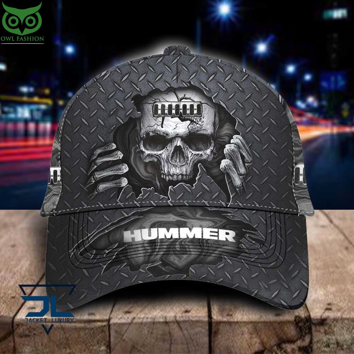 Hummer Skull Iron Classic Cap - Adult & Kids T-Shirts, Sweatshirts & Hoodies apparel design preview 1