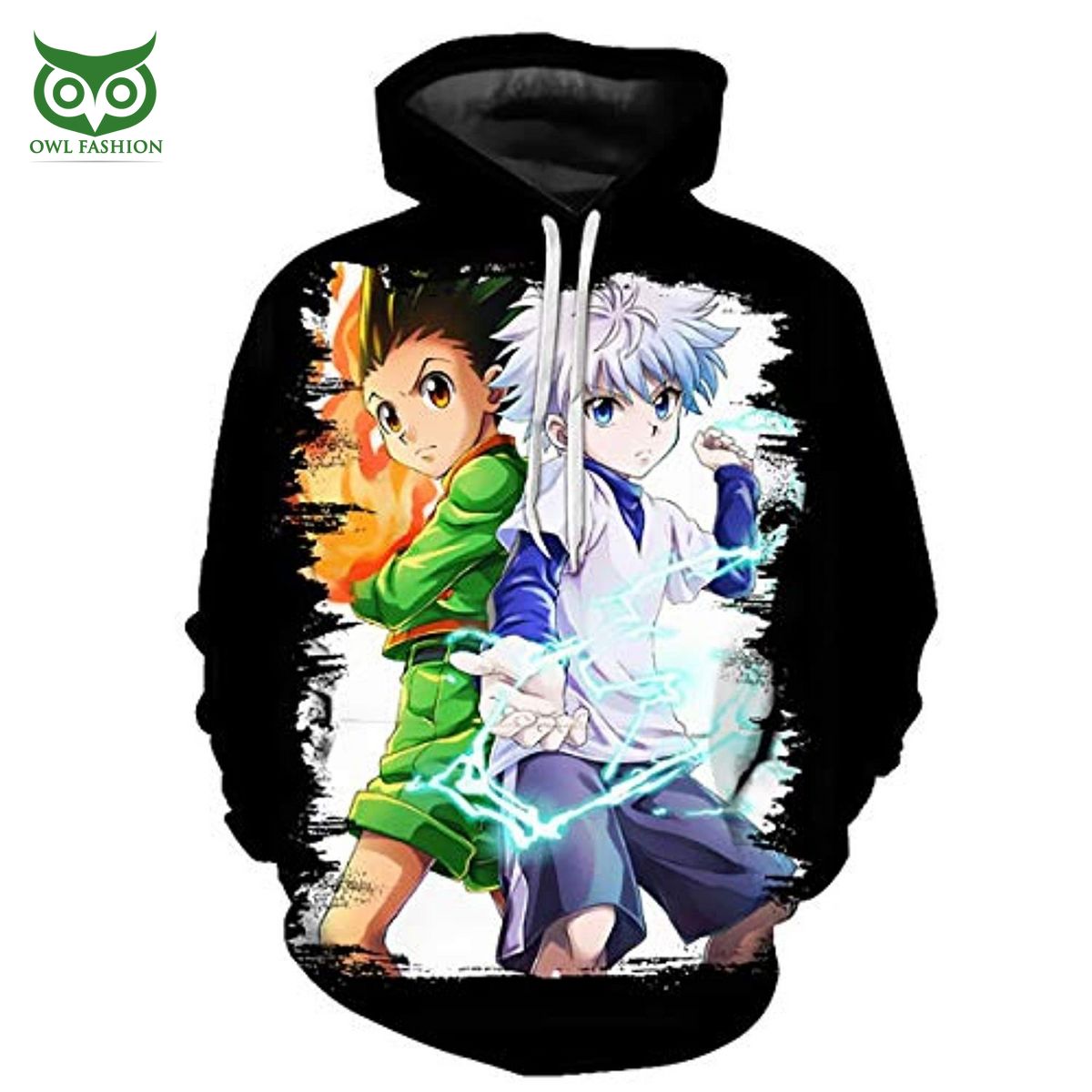 Hunter x Gon And Killua Anime Manga 3D - Adult & Kids T-Shirts, Sweatshirts & Hoodies apparel design preview 1