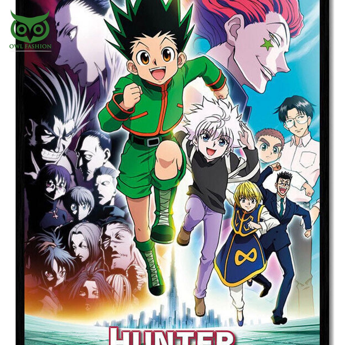 Hunter x HxH Anime Manga Characters Poster - Adult & Kids T-Shirts, Sweatshirts & Hoodies apparel design preview 1