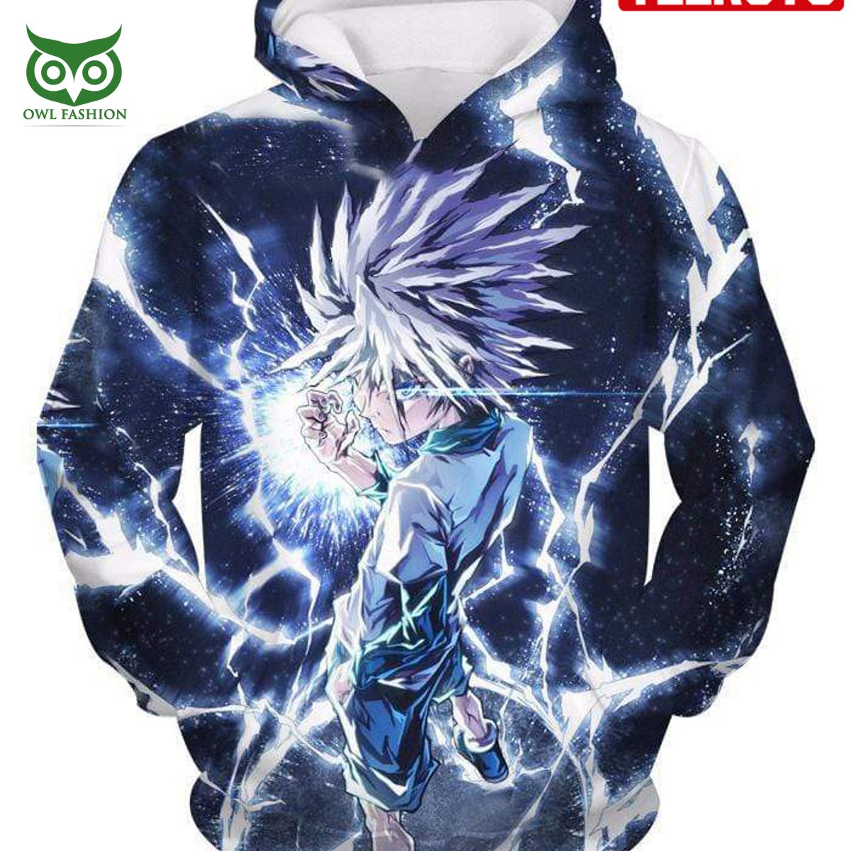 Hunter X Killua Zoldyck Lightning Hd 3d Aop - Adult & Kids T-Shirts, Sweatshirts & Hoodies apparel design preview 1