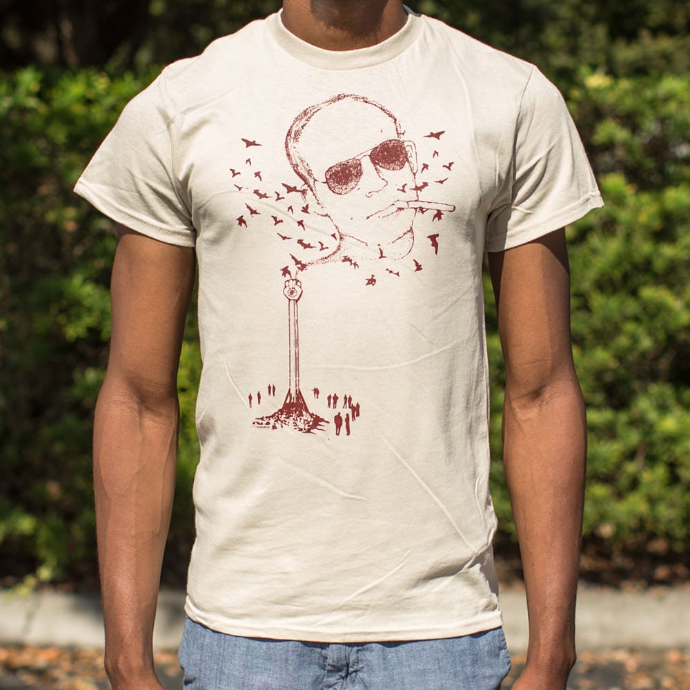 Hunter Thompson Memorial - Adult & Kids T-Shirts, Sweatshirts & Hoodies apparel design preview 1