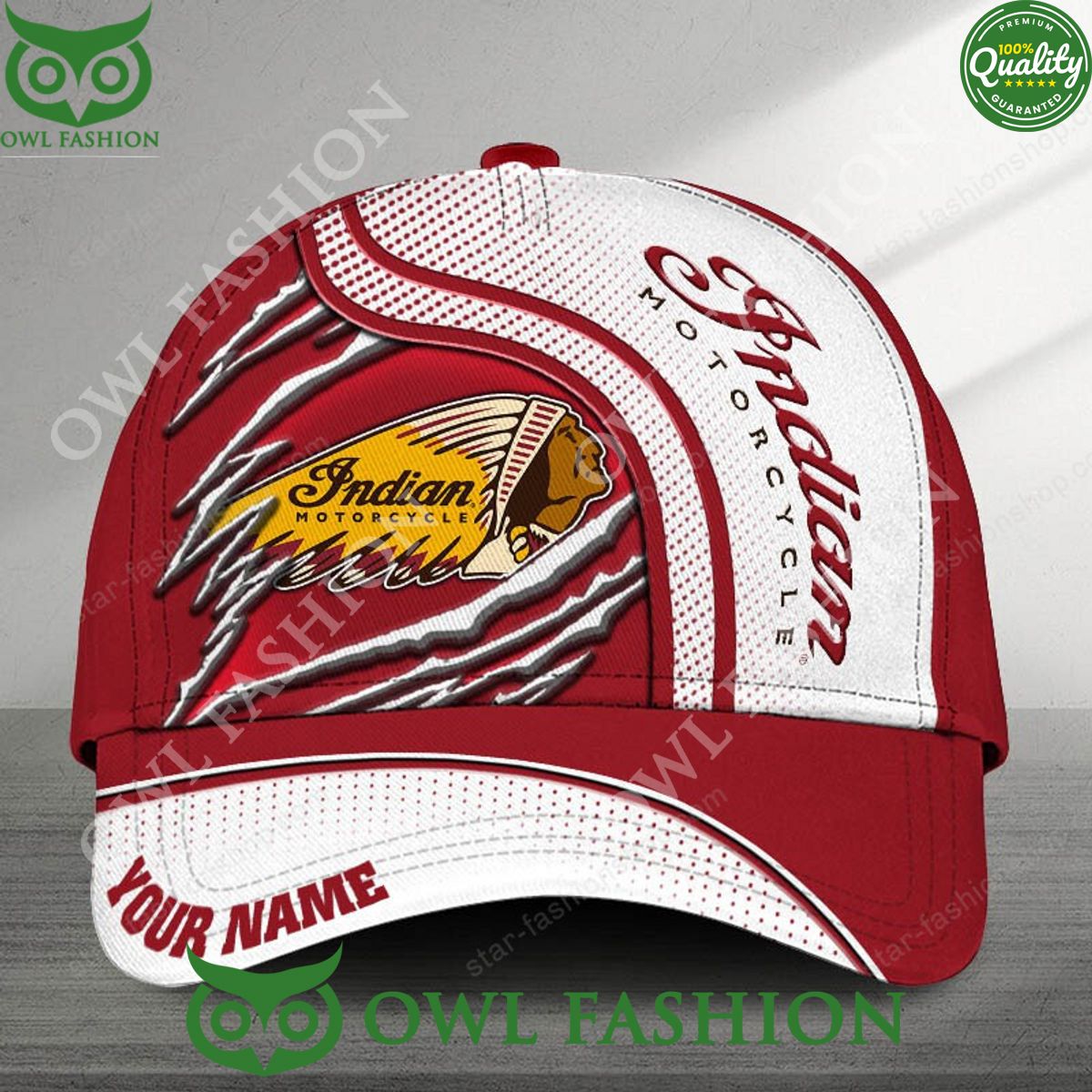 Indian Motorcycle Claw Scratches Classic Cap - Adult & Kids T-Shirts, Sweatshirts & Hoodies apparel design preview 1