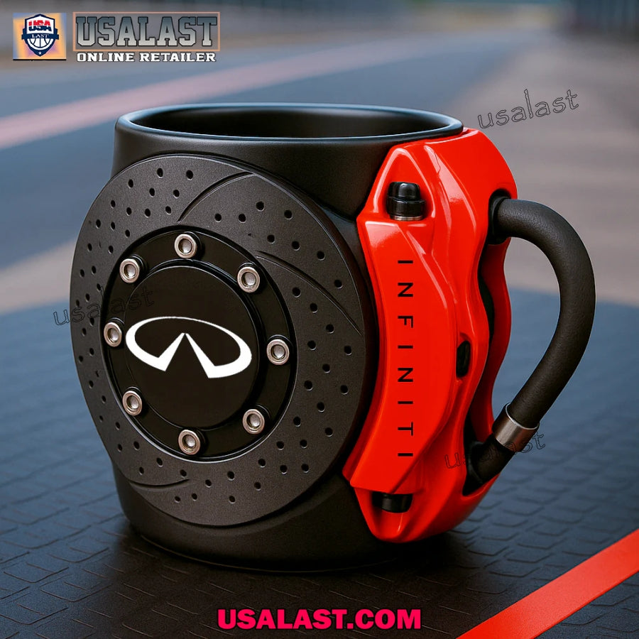 Infiniti Car Logo Brake Caliper Mug - Adult & Kids T-Shirts, Sweatshirts & Hoodies apparel design preview 1