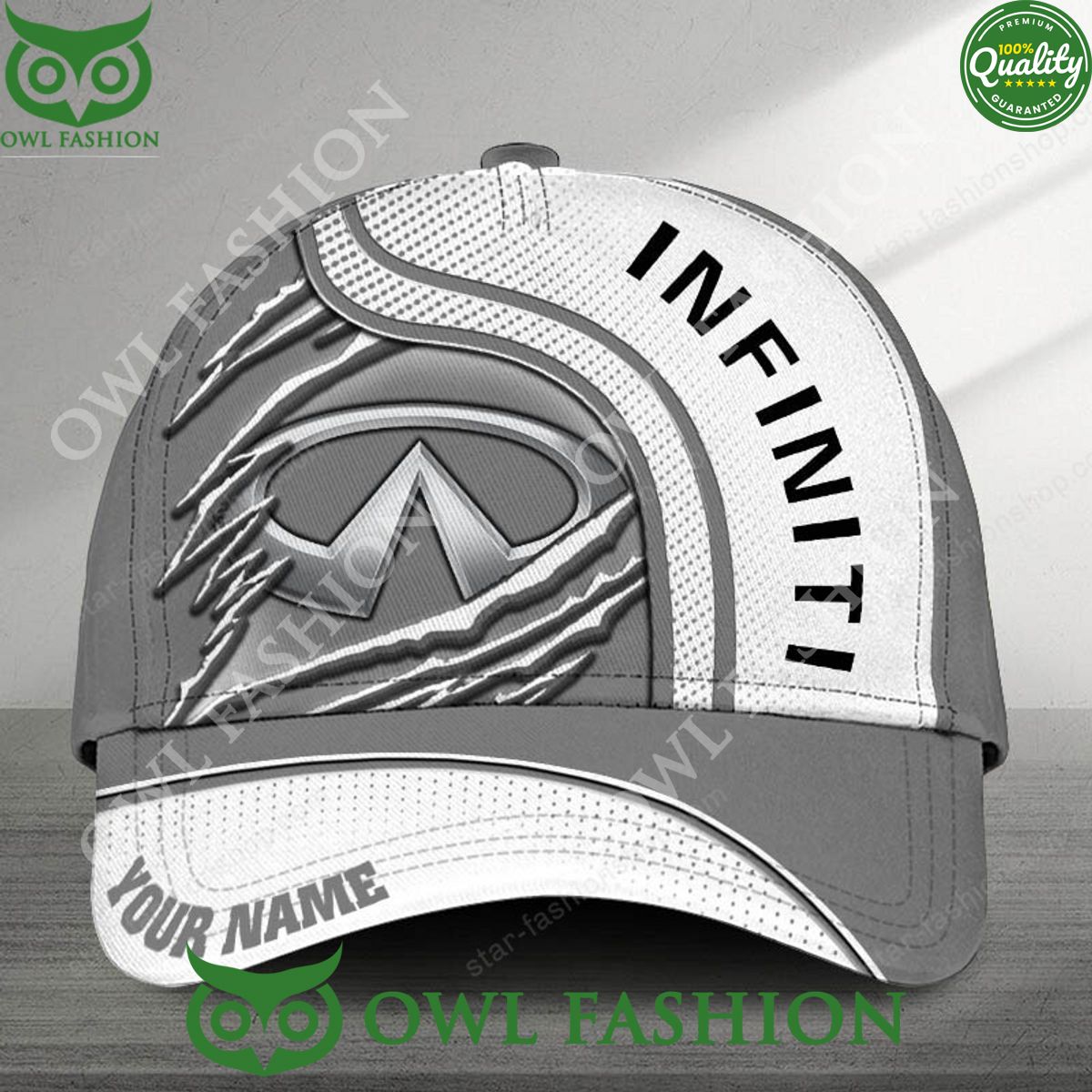 Infiniti Scratches Car Brand Custom Classic Cap - Adult & Kids T-Shirts, Sweatshirts & Hoodies apparel design preview 1