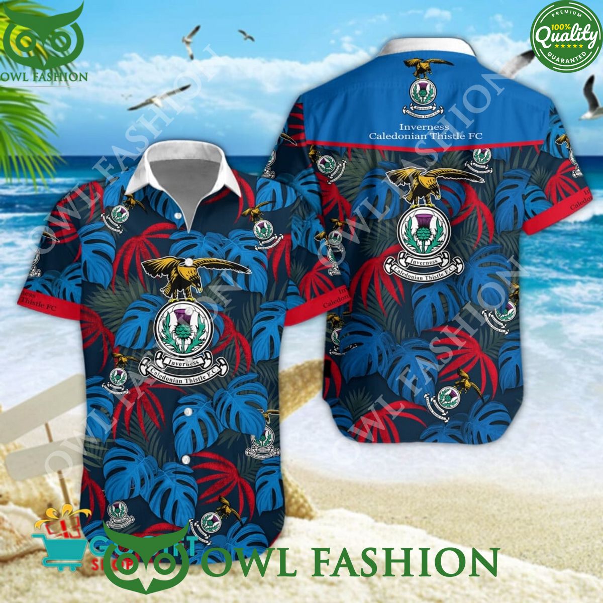 Inverness Caledonian Thistle F.C. SPFL Football - Adult & Kids T-Shirts, Sweatshirts & Hoodies apparel design preview 1