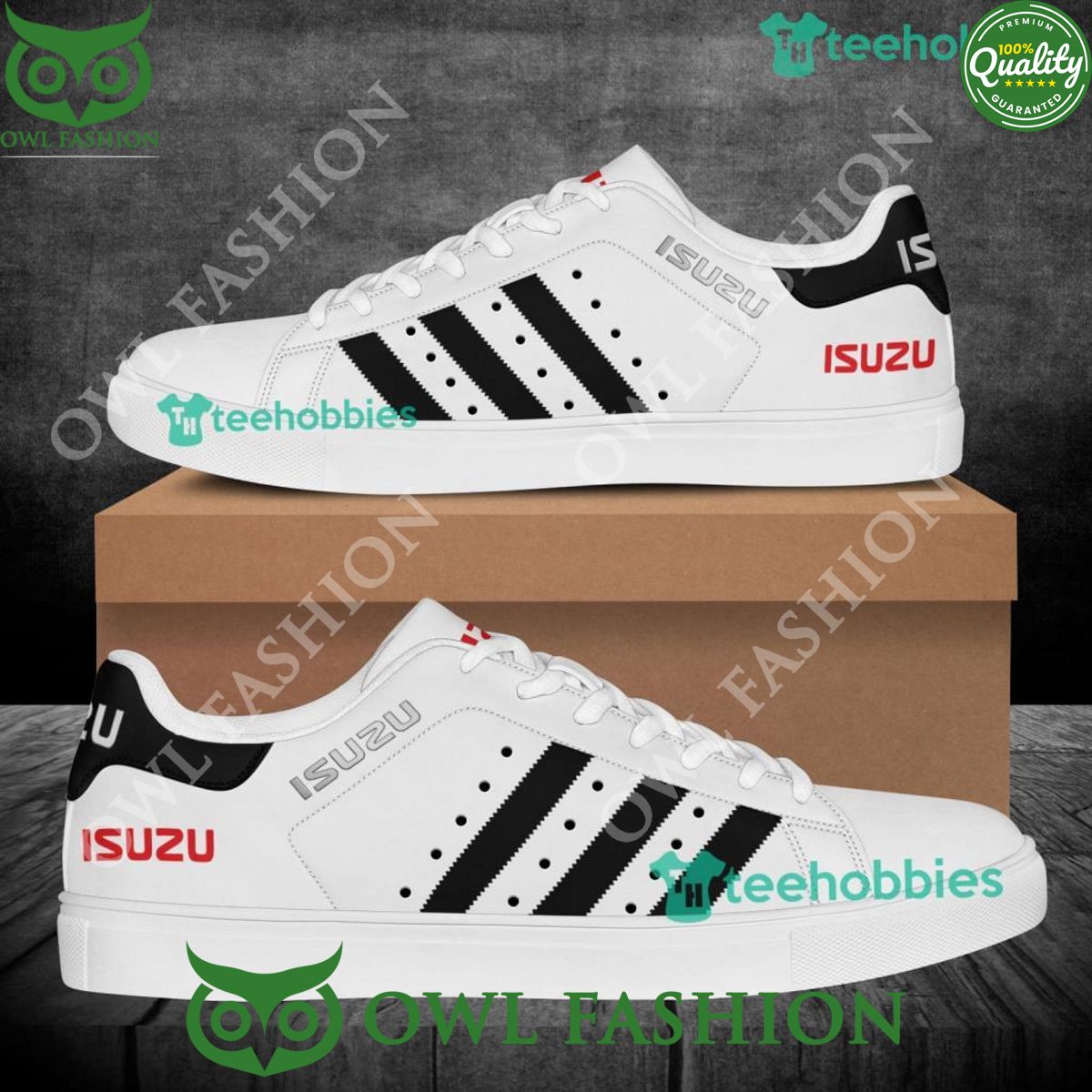 Isuzu Japan Automobile manufacturer Brand Stan Smith - Adult & Kids T-Shirts, Sweatshirts & Hoodies apparel design preview 1
