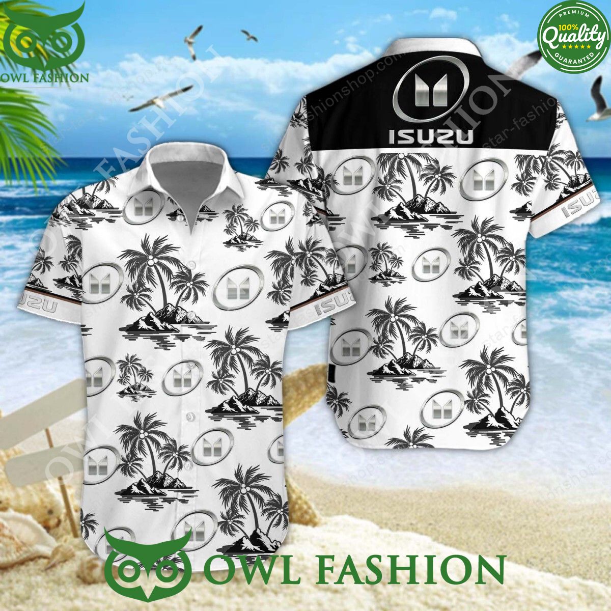 Isuzu Japanese multinational automobile Hawaiian and - Adult & Kids T-Shirts, Sweatshirts & Hoodies apparel design preview 1