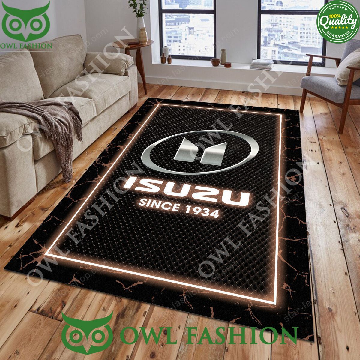 Isuzu Rug Living Room Carpet Car 2024 - Adult & Kids T-Shirts, Sweatshirts & Hoodies apparel design preview 1