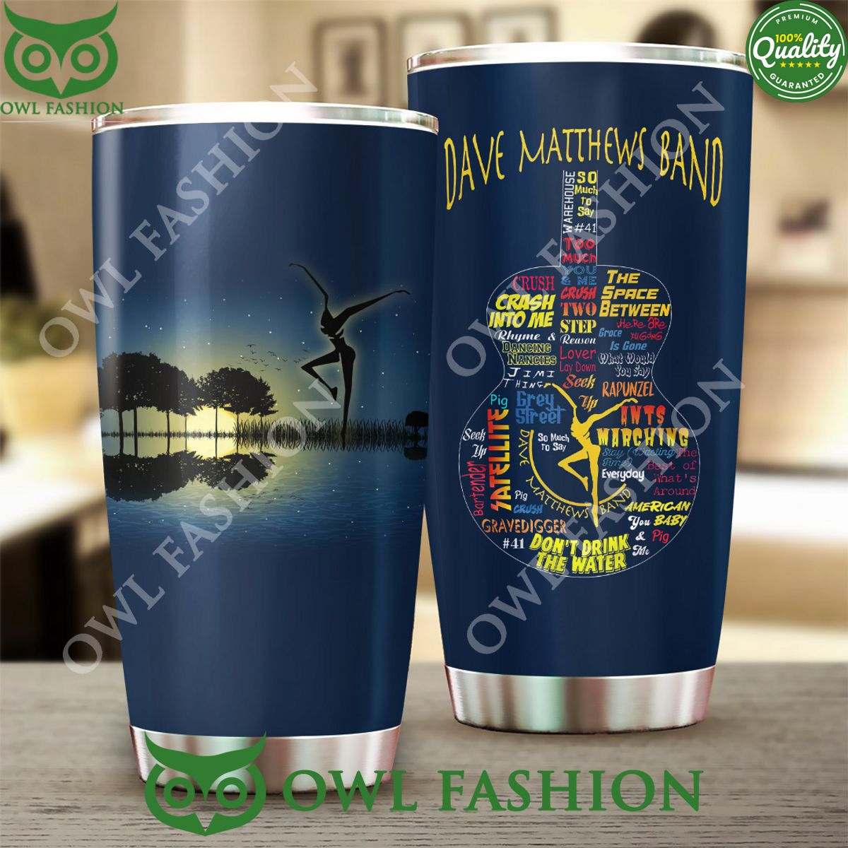 Dave Matthews Band Guitar Design Tumbler Cup - Adult & Kids T-Shirts, Sweatshirts & Hoodies apparel design preview 1
