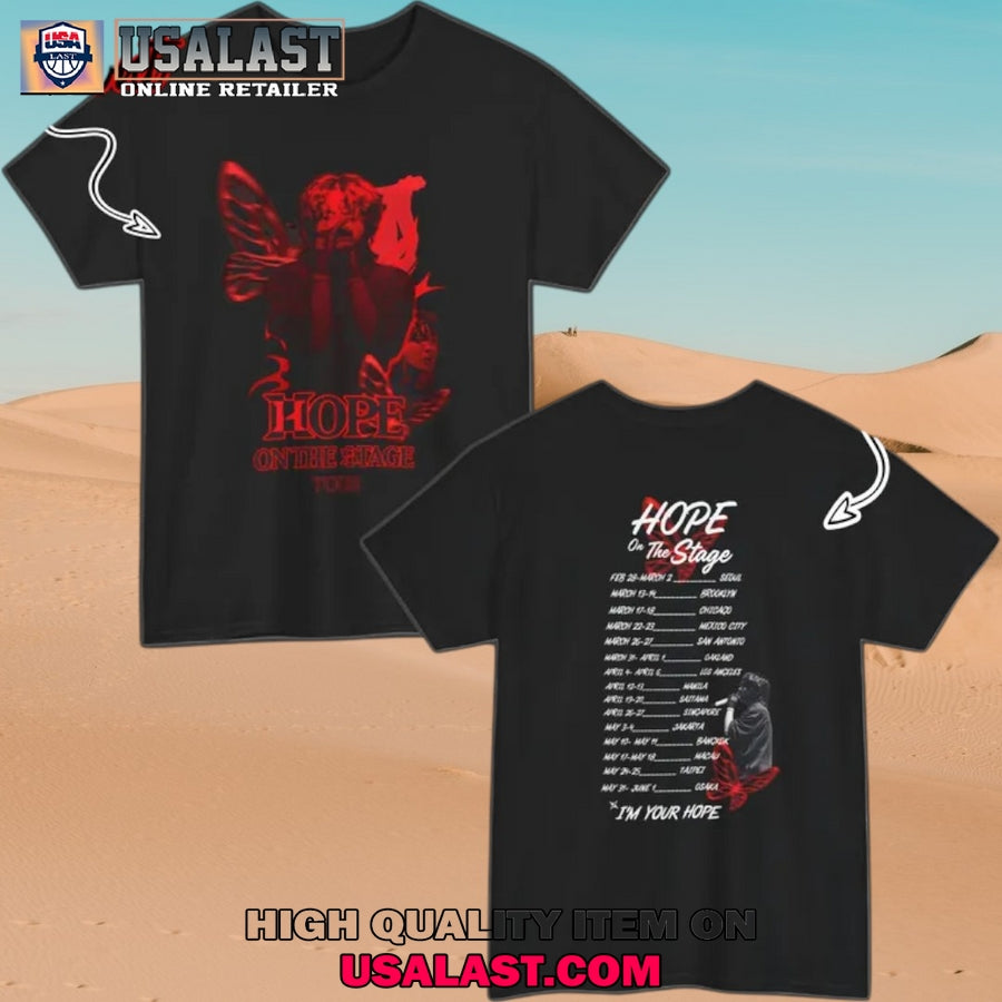 J-Hope Hope On The Stage Tour 2025 - Adult & Kids T-Shirts, Sweatshirts & Hoodies apparel design preview 1